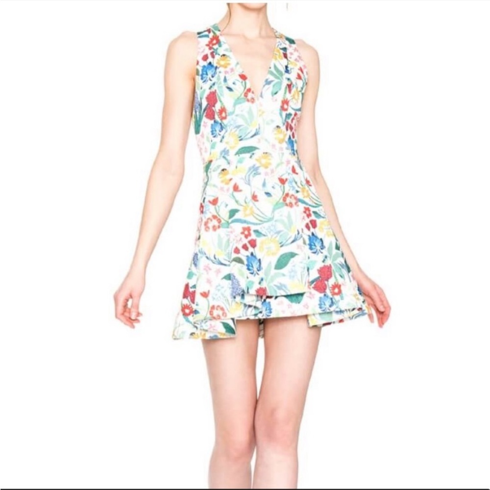 Alice and Olivia Women’s Colorful Floral Dress
